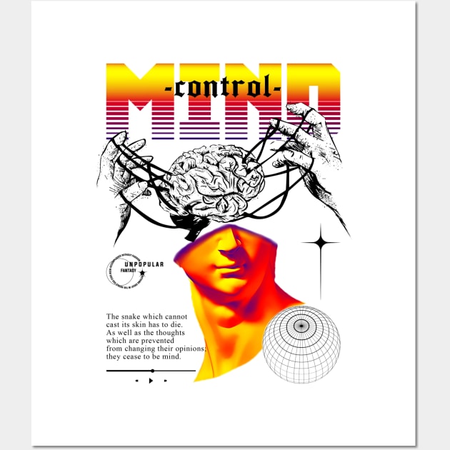 Control Mind Modern Streetwear Wall Art by DChanCeative.Std